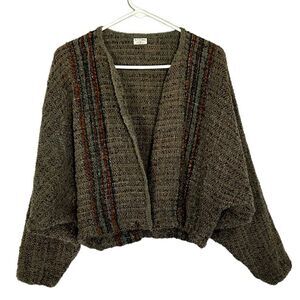 Stowe Fiber Knit Open Cardigan Shrug Kimono One Size